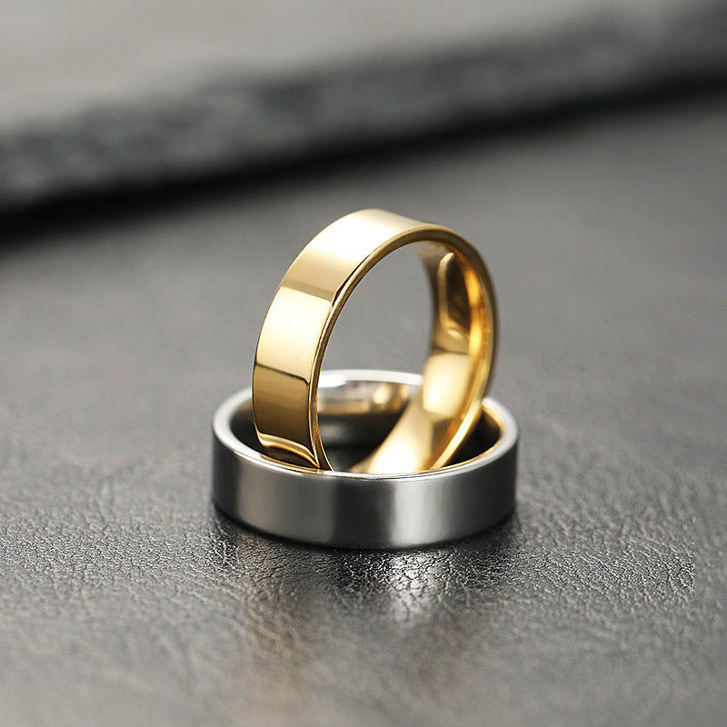 Wholesale Stainless steel ring shiny ring